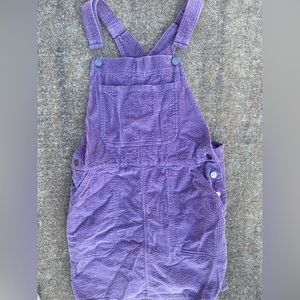purple corduroy dress
